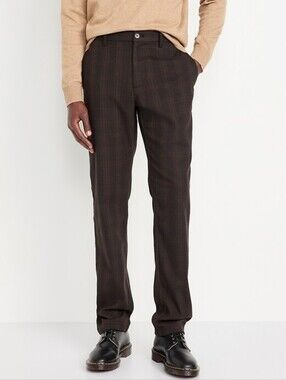 NWT Old Navy - Men's Dark Brown Dress Pants with Tailored Fit